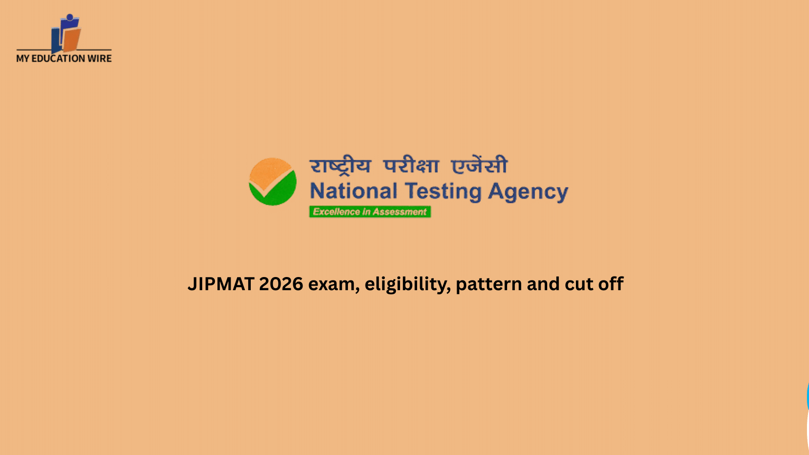 JIPMAT 2026 exam, eligibility, pattern and cut off