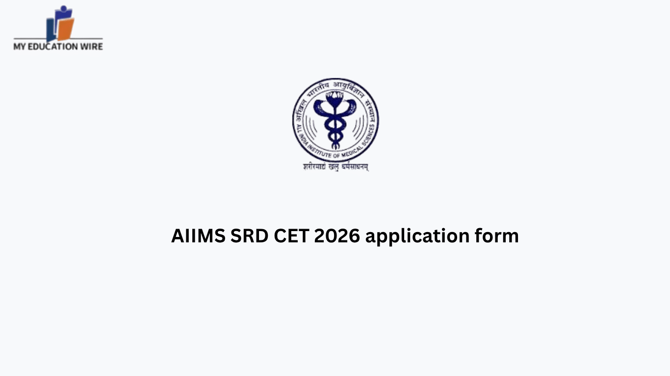 AIIMS SRD CET 2026 application form