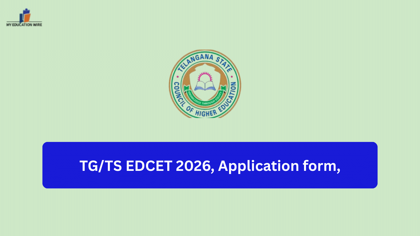 TG/TS EDCET 2026, Application form,